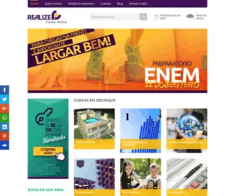 Realizecursos.com.br(Realize Cursos) Screenshot