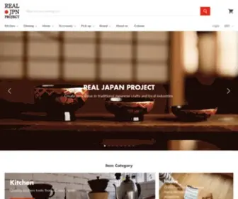 RealjapanGlobal.com(Japan traditional crafts store) Screenshot