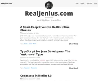 Realjenius.com(Realjenius) Screenshot