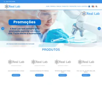 Reallab.com.br(Real Lab) Screenshot