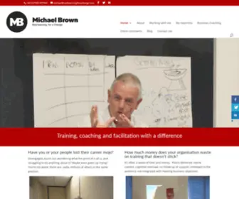 Reallearningforachange.com(Michael Brown Business Skills & Leadership Training) Screenshot