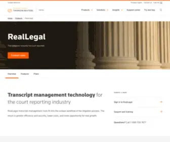 Reallegal.com(RealLegal) Screenshot