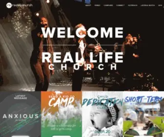 Reallifechurch.org(Real Life Church) Screenshot