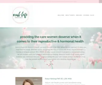 Reallifewomenshealth.com(Real Life Women's Health) Screenshot