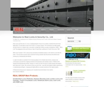 Reallock.com(Professional Locks and Keys Manufacturer) Screenshot