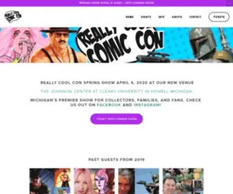 Reallycoolcomiccon.com(RC3) Screenshot