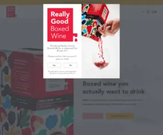 Reallygoodboxedwine.com(Really Good Boxed Wine) Screenshot