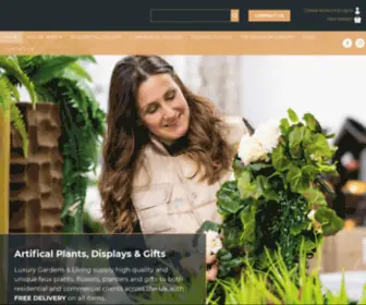 Reallylindabarker.co.uk(Luxury Gardens) Screenshot