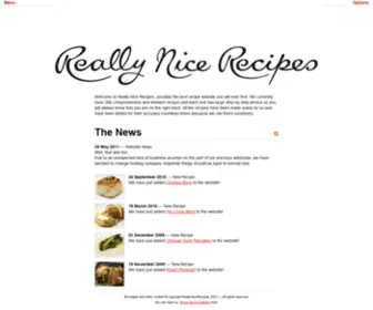 Reallynicerecipes.com(Really Nice Recipes) Screenshot