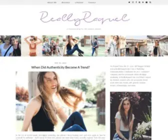 Reallyraquel.com(A self) Screenshot