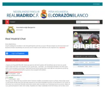 Realmadridcf.nl(Praat hier mee over Real Madrid nieuws) Screenshot