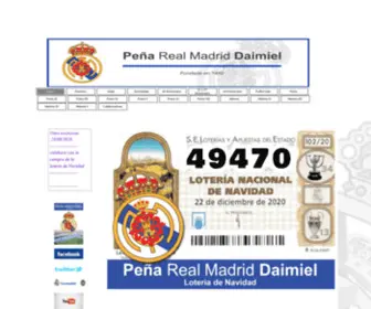 Realmadriddaimiel.com(Página de bienvenida) Screenshot