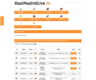 Realmadridlive.in(Real Madrid vs Granada) Screenshot