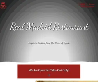 Realmadridrestaurant.com(Authentic Spanish Cuisine) Screenshot