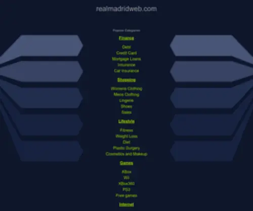 Realmadridweb.com(Real Madrid) Screenshot