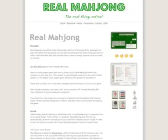 RealmahJong.net(Mahjong Games) Screenshot