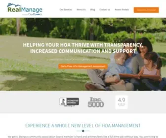 Realmanage.com(Property management company) Screenshot