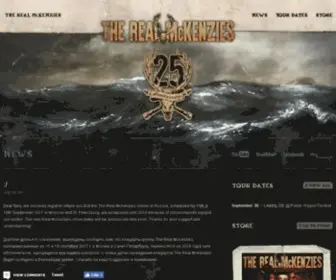 Realmckenzies.com(The Real McKenzies) Screenshot