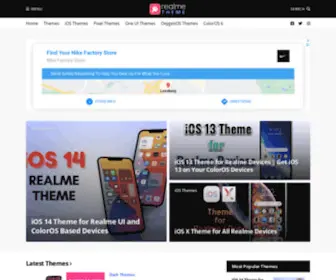 Realmetheme.com(Realme Theme) Screenshot