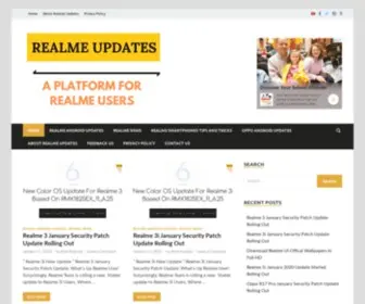 Realmeupdates.net(Realme Updates) Screenshot