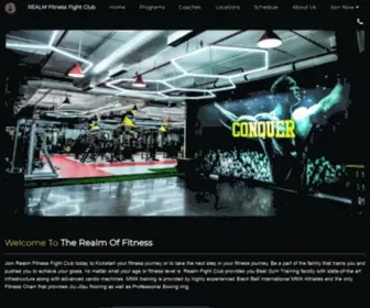 Realmfitnessfightclub.com(REALM Fitness Fight Club) Screenshot