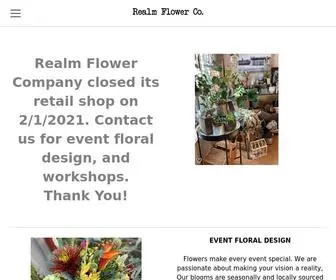 Realmflowerco.com(REALM) Screenshot