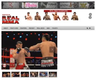 Realmixedmartialarts.com(Amateur Mixed Martial Arts Fights) Screenshot