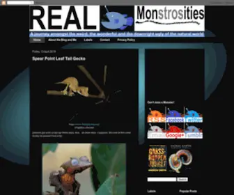 Realmonstrosities.com(Real Monstrosities) Screenshot