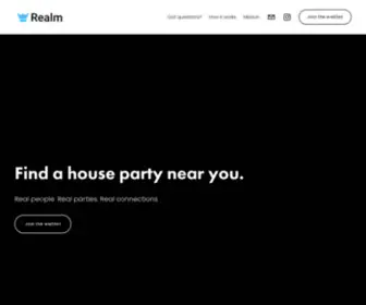 Realmsocialapp.com(Realm) Screenshot