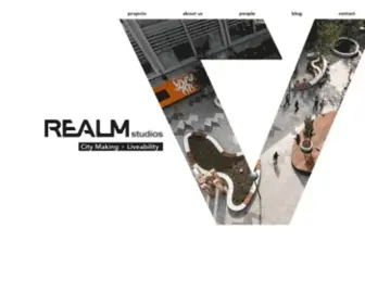 Realmstudios.com(Landscape Architecture) Screenshot