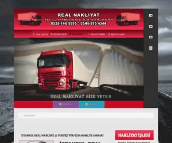 Realnakliyat.com(İSTANBUL REAL NAKLİYAT @ Yurtiçi Yük) Screenshot