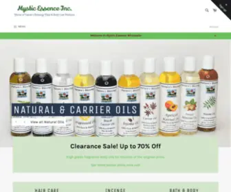 Realnaturesblessings.com(Mystic Essence wholesale) Screenshot