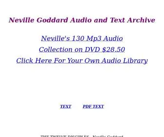 Realneville.com(Neville Goddard Audio and Text Archive) Screenshot