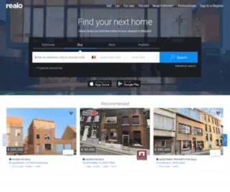 Realo.be(Find your next home) Screenshot