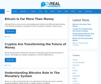 Realonomics.net(One stop place to get answers to all your questions start with "WHAT IS") Screenshot