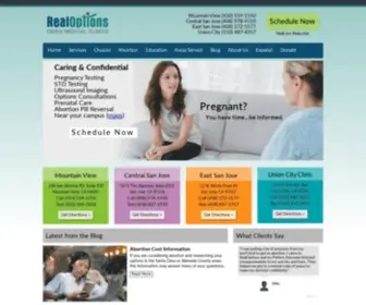 Realoptions.net(Abortion Info) Screenshot