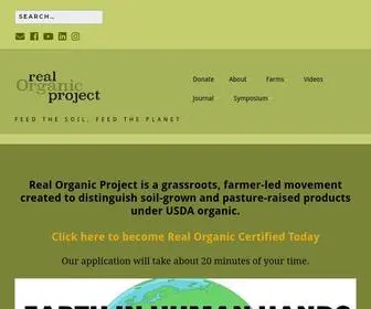 RealorganicProject.org(Real Organic Project) Screenshot