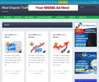 Realorganictraffic.com(Real Organic Traffic) Screenshot