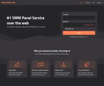 Realpanel.me(Real Panel) Screenshot