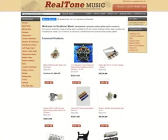 Realparts.com.au(Australia's Premier Guitar Parts Resource) Screenshot