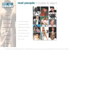 Realpeoplemodels.net(A full service agency representing fashion) Screenshot