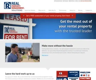 Realpmsolutions.com(Portland OR Property Management Company) Screenshot