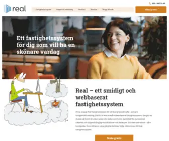 Realportal.nu(Ett webbaserat fastighetssystem f) Screenshot