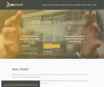 Realpower.it(Real Power Udine Web Agency) Screenshot