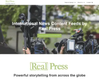 RealpressGlobal.com(Real Press) Screenshot