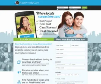 Realprivatecam.com(Meet your crush today) Screenshot