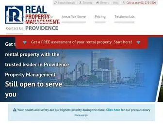 Realpropertyprovidence.com(Real Property Management Providence) Screenshot