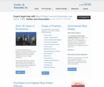 Realproplaw.com(Top Real Estate & Business Attorneys) Screenshot