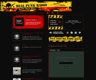 Realpunkradio.com(REAL PUNK RADIO) Screenshot