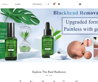 Realradiance.com.au(Australia's Favourite Skin Care & Cosmetic) Screenshot